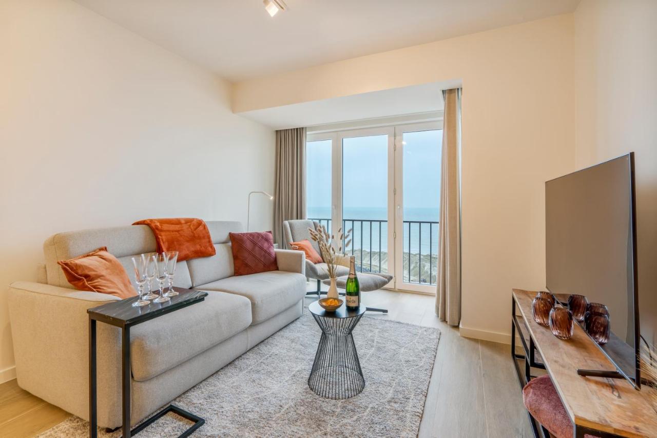 Seagusta - Sea View Apartment In Middelkerke Exteriör bild
